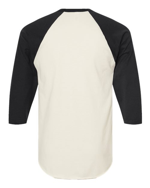 Tultex 245 Vintage White/ Black — back