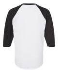 Tultex 245 White/ Black — back
