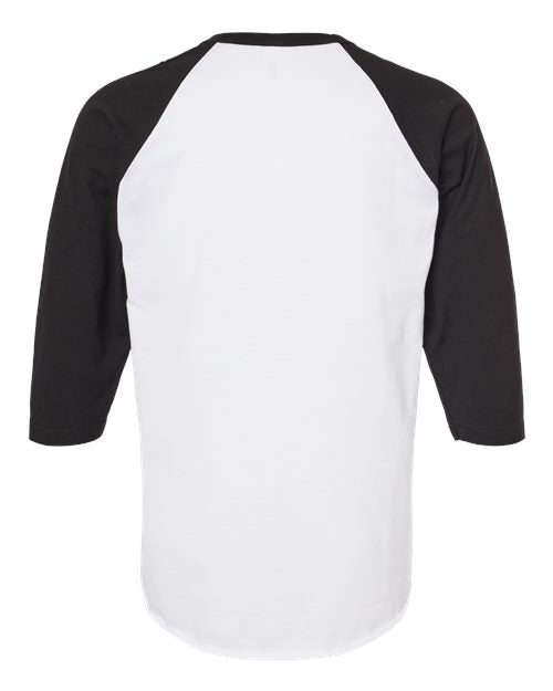 Tultex 245 White/ Black — back