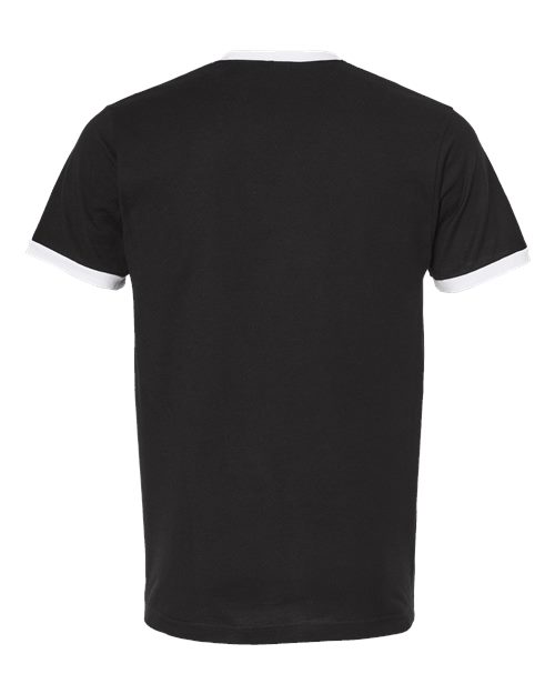 Tultex 246 Black/ White — back