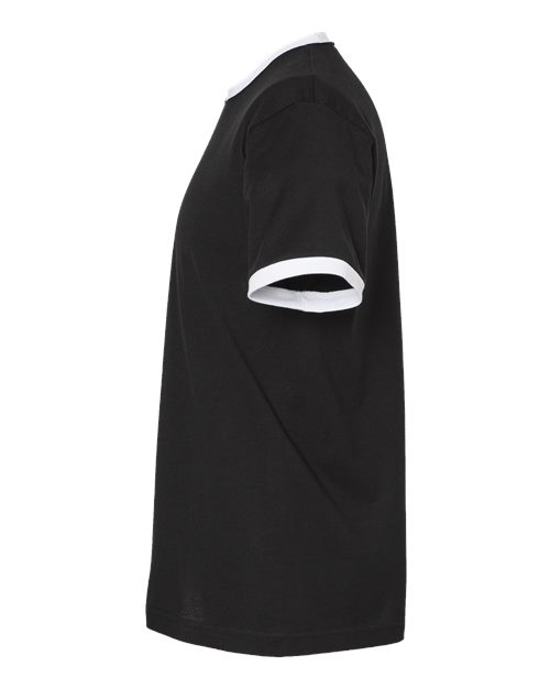 Tultex 246 Black/ White — direct side