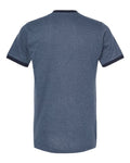 Tultex 246 Heather Denim/ Navy — back