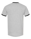 Tultex 246 Heather Grey/ Black — back