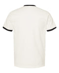 Tultex 246 Vintage White/ Black — back