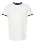 Tultex 246 Vintage White/ Inked India — front