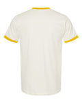Tultex 246 Vintage White/ Mellow Yellow — back