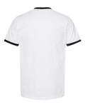 Tultex 246 White/ Black — back