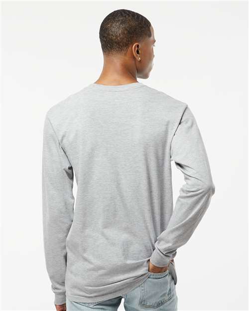 Tultex 291 Heather Grey — on model back