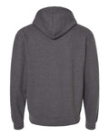Tultex 320 Heather Charcoal — back