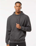 Tultex 320 Heather Charcoal — on model front
