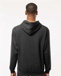 Tultex 320 Heather Graphite — on model back