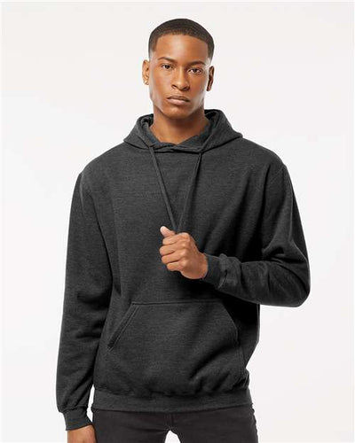 Tultex 320 Heather Graphite — on model front
