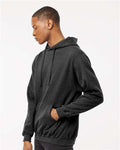 Tultex 320 Heather Graphite — on model side