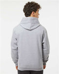 Tultex 320 Heather Grey — on model back