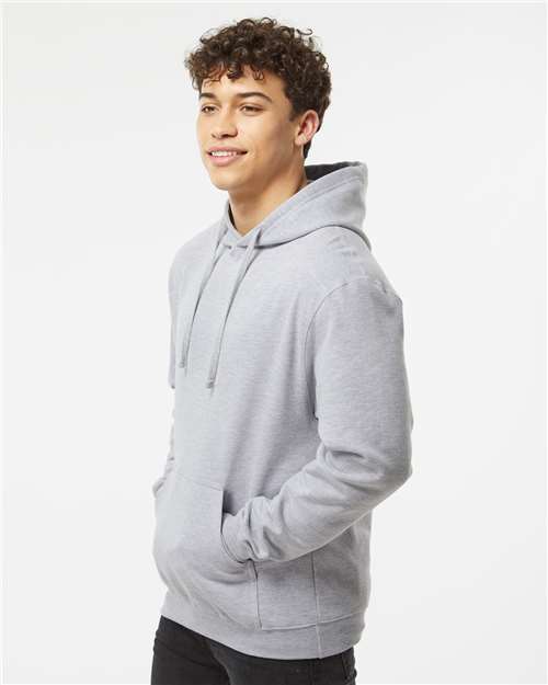 Tultex 320 Heather Grey — on model side