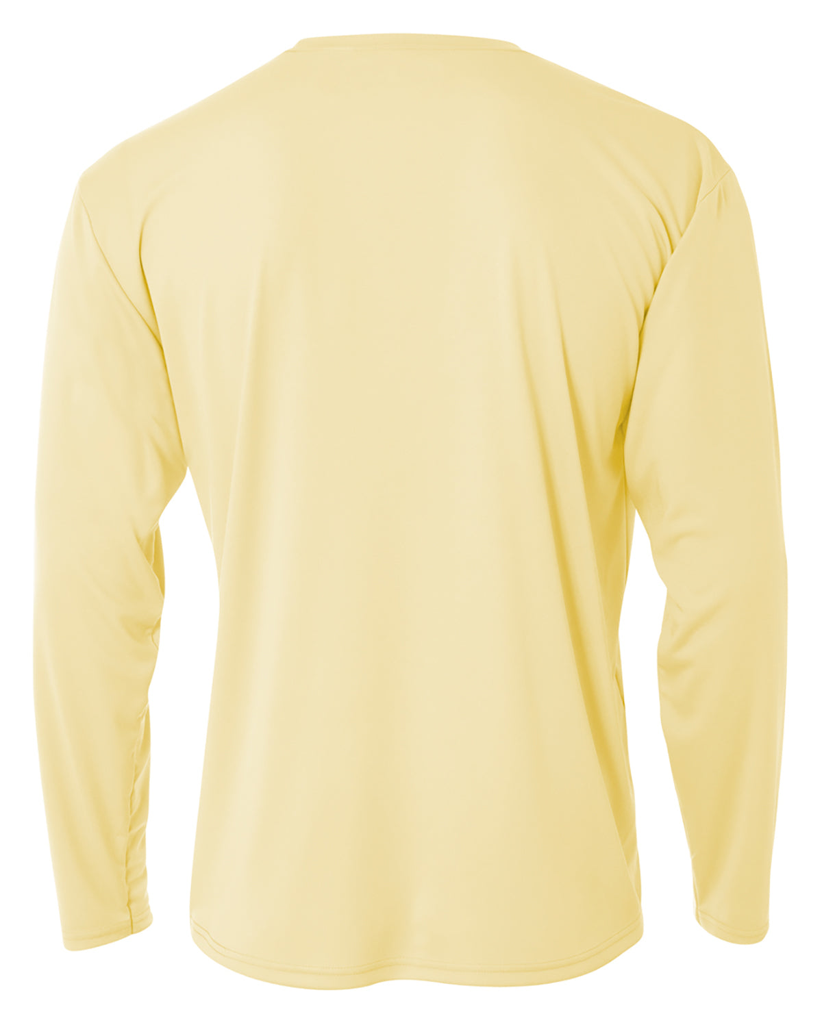 Men's Cooling Performance Long Sleeve T-Shirt - Light Yellow