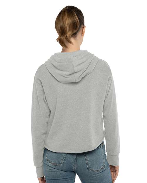 Next Level 9384 Heather Grey — on model back