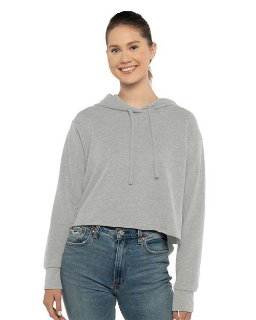 Next Level 9384 Heather Grey — on model front