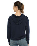 Next Level 9384 Midnight Navy — on model back