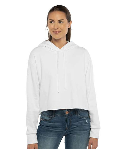 Next Level 9384 White — on model front