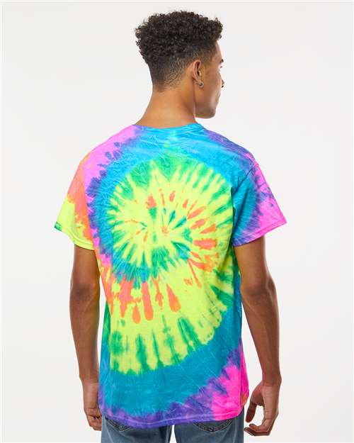 Colortone 1000 Neon Rainbow — on model back