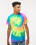 Colortone 1000 Neon Rainbow — on model front