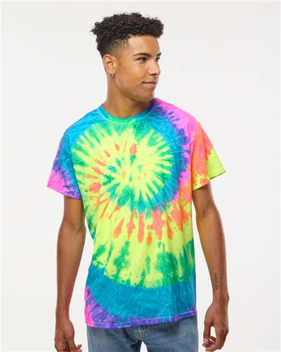 Colortone 1000 Neon Rainbow — on model front