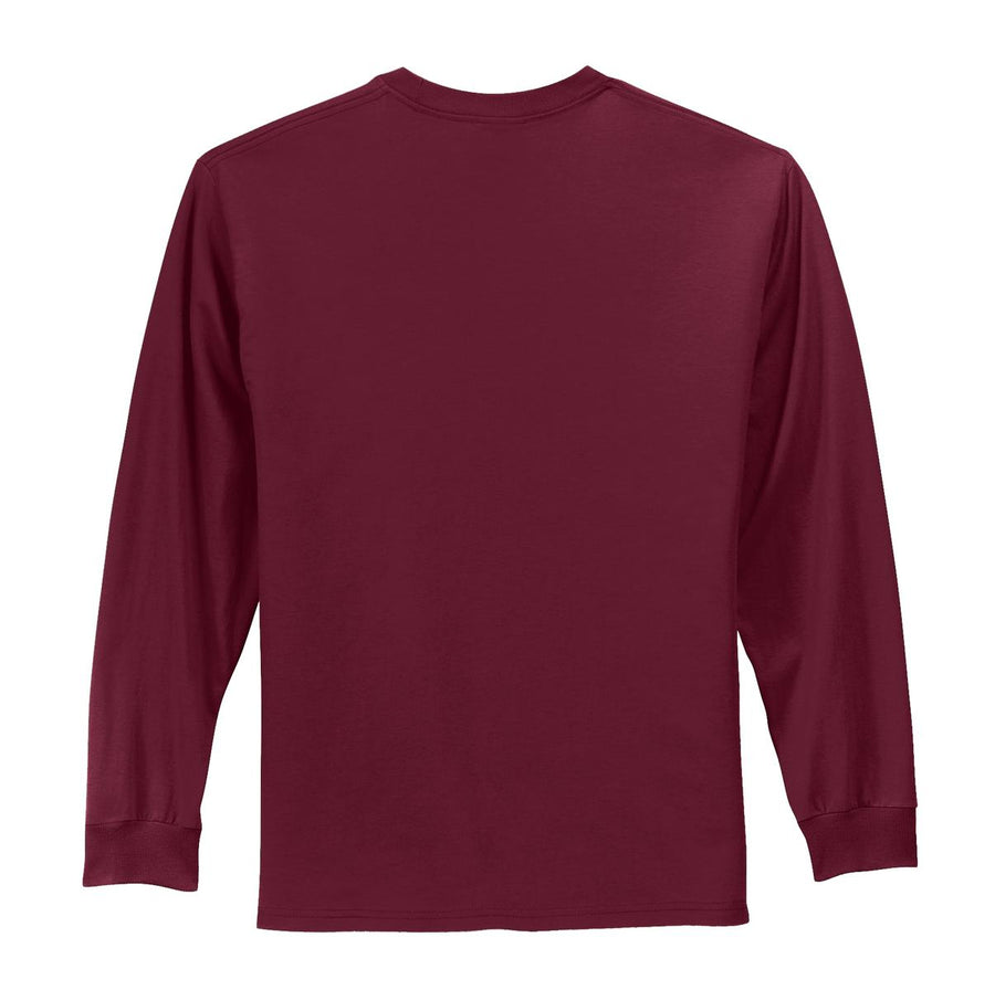 Unisex Long Sleeve Essential Tee - Cardinal