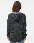 Independent Trading Co. PRM2500 Black Camo Heather — on model back