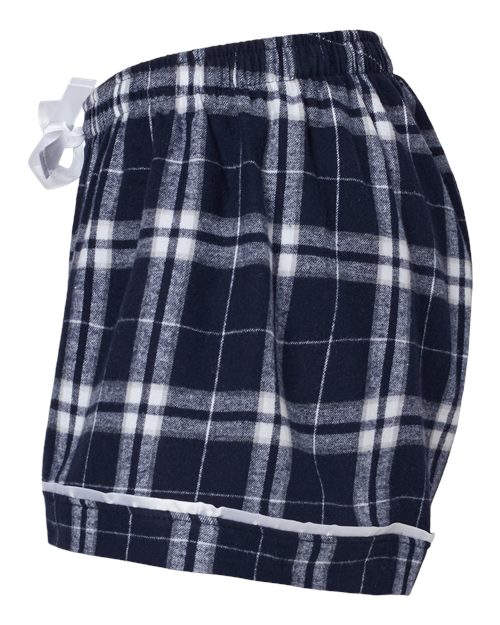 Boxercraft BW6501 Navy/ Silver Plaid — direct side