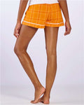 Boxercraft BW6501 Orange Field Day Plaid — on model back