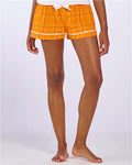 Boxercraft BW6501 Orange Field Day Plaid — on model front