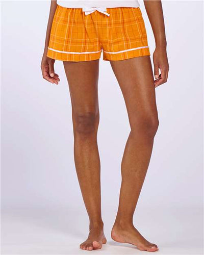 Boxercraft BW6501 Orange Field Day Plaid — on model front