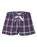 Boxercraft BW6501 Purple/ White Plaid — front