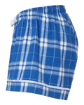 Boxercraft BW6501 Royal/ Silver Plaid — direct side