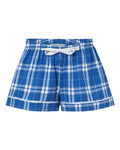 Boxercraft BW6501 Royal/ Silver Plaid — front