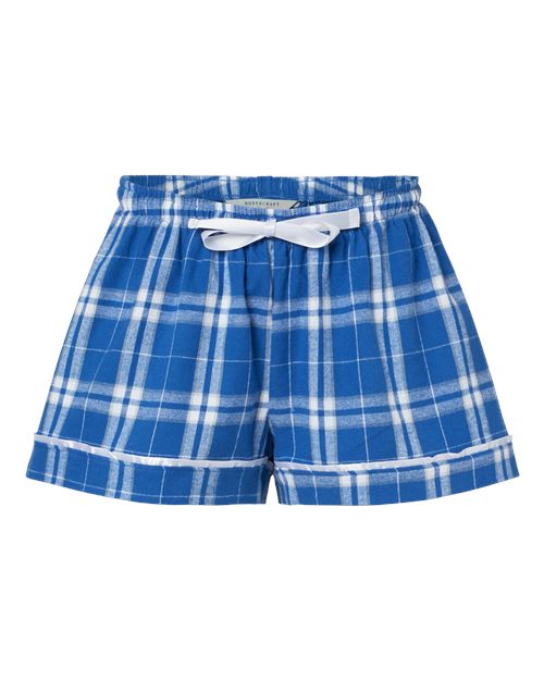 Boxercraft BW6501 Royal/ Silver Plaid — front