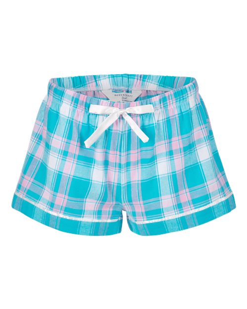 Boxercraft BW6501 Teal Sophia Plaid — front