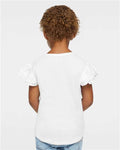 Rabbit Skins 3339 White — on model back