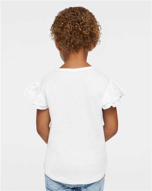 Rabbit Skins 3339 White — on model back