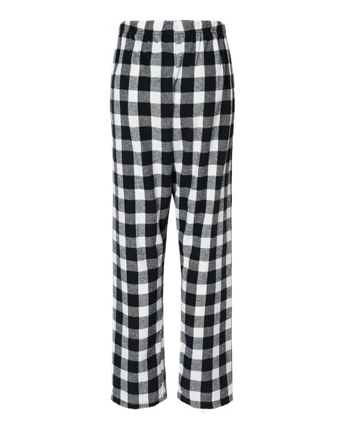 Boxercraft BW6620 Black/ White Buffalo Plaid — back