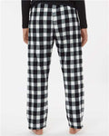 Boxercraft BW6620 Black/ White Buffalo Plaid — on model back
