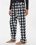 Boxercraft BW6620 Black/ White Buffalo Plaid — on model side