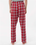 Boxercraft BW6620 Heritage Garnet Plaid — on model back