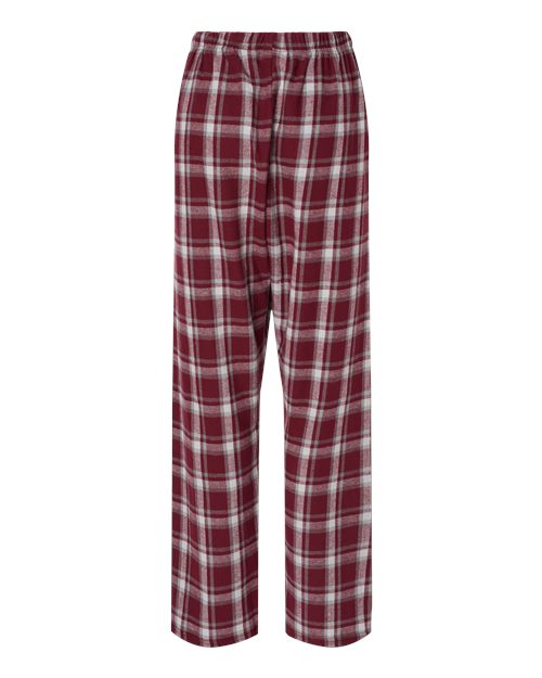 Boxercraft BW6620 Heritage Maroon Plaid — back