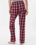 Boxercraft BW6620 Heritage Maroon Plaid — on model back