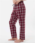 Boxercraft BW6620 Heritage Maroon Plaid — on model side