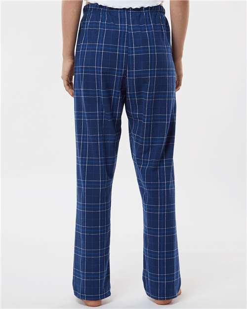 Boxercraft BW6620 Navy Field Day Plaid — on model back