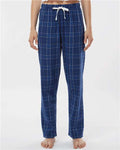 Boxercraft BW6620 Navy Field Day Plaid — on model front