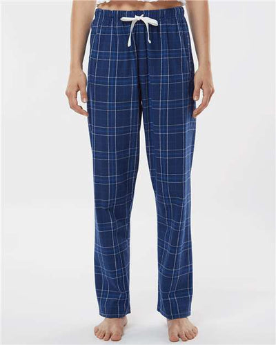 Boxercraft BW6620 Navy Field Day Plaid — on model front